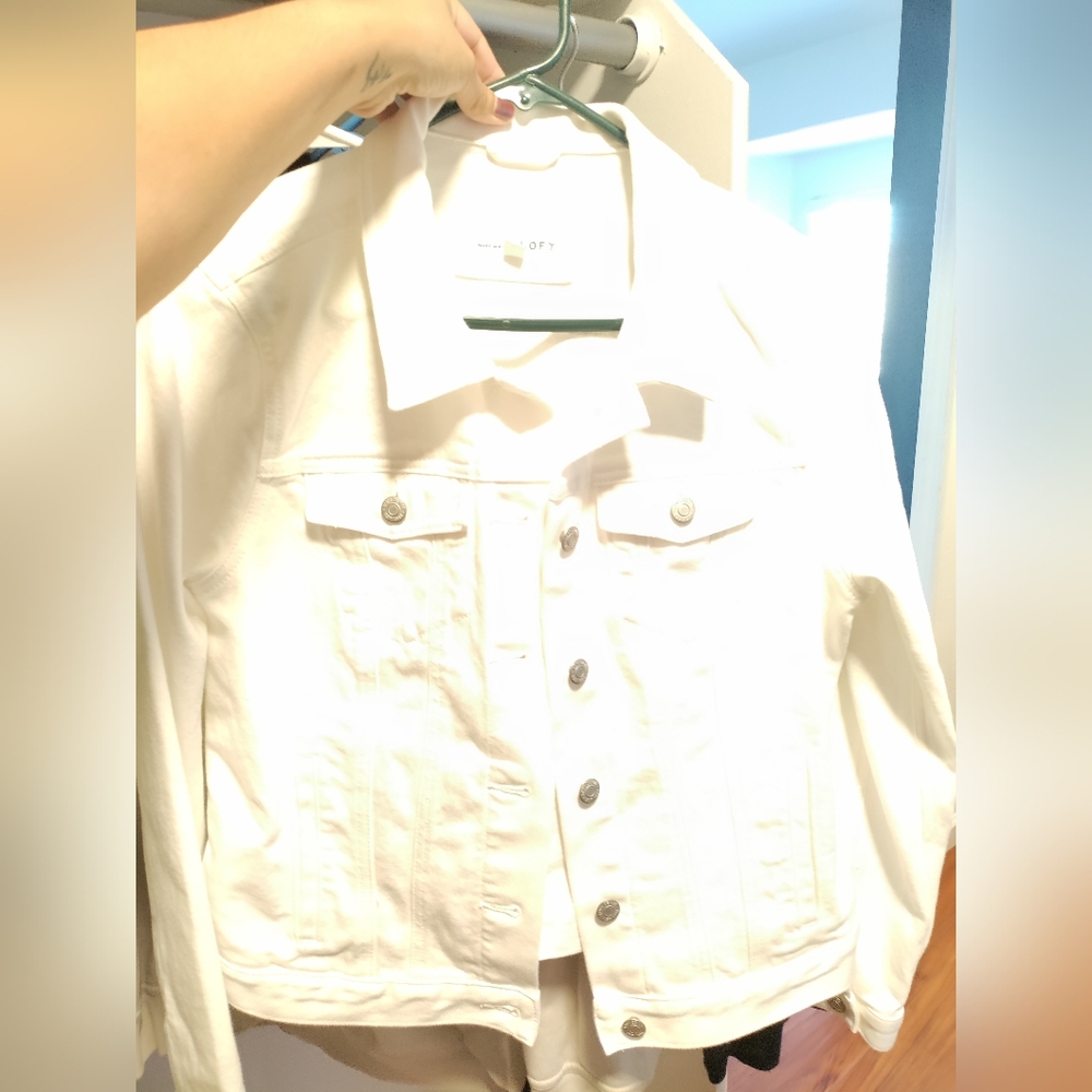 White Jean Jacket